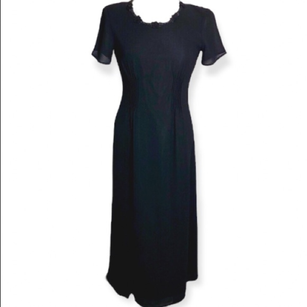 Positive Attitude Embellished Neck Dress (150)